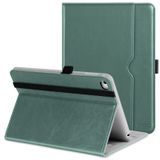 DTTO iPad Mini 4 için Kılıf, Çok Açılı Görüntüleme ve Otomatik Uyandırma İşlevli Premium Deri Folyo Stand Kapak Kılıfı, iPad Mini 4 için Ön Cep - Çam İğnesi Yeşili