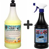 Dtx Kimya Ağır Yağ Sökücü Radyatör Temizleme 1 Litre & Oto Jant ve Motor Temizleme Sıvısı 1 Litre