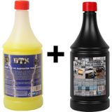 Dtx Kimya Ağır Yağ ve Radyatör Temizleme 1 Lt & Epoxi Yer Temizleme Sıvısı 1 Lt