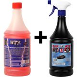 Dtx Kimya Ağır Yağ ve Radyatör Temizleme Sıvısı 1 Lt & Motor Jant Yıkama Sıvısı 1 Lt