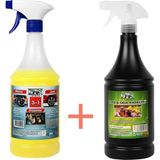 Dtx Kimya Döşeme Jant ve Motor Temizleme Ilacı 1lt + Oto, Oda ve Ortam Kokusu 500ML (Ikili Ürün %50 Indirimli)