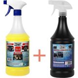 Dtx Kimya Döşeme Jant Ve Motor Temizleme Sıvısı Yağ Sök. 1 Lt & Torpido Parlatıcı Süt 500 Ml