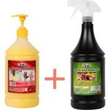 Dtx Kimya Granüllü El Temizleme ve Dezenfekte Kremi 1 kg & Oto Oda ve Ortam Kokusu 500 ml