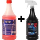 Dtx Kimya Oto Kalorifer ve Petek Temizleme Ilacı 1 Litre & Yağmur Su Kaydırıcı,hızlı Cila 1lt