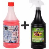 Dtx Kimya Oto Kalorifer Ve Petek Temizleme Ilacı (Solventli) 1 Lt & Oto , Ev Ve Ortam Kokusu 500 Ml