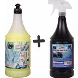 Dtx Kimya Oto Kalorifer Ve Petek Temizleme Ilacı (Solventli) 1 Lt & Oto Torpido Parlatıcı Süt 500 Ml