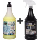 Dtx Kimya Oto Kalorifer Ve Petek Temizleme Ilacı (Solventli) 1Lt & Oto Motor Lastik Parlatıcı 500 Ml
