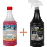 Dtx Kimya Oto Kalorifer ve Petek Temizleme Yağ Sök. Etkili 1 Lt & Lastik Parlatıcı Jel 500 ml