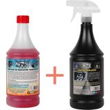 Dtx Kimya Yağ Sök. Oto Kalorifer ve Petek Temizleme 1 Lt & Lastik Parlatıcı Jel 500 ml