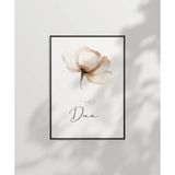 Dua Minimal Çiçek Temalı Duvar Poster