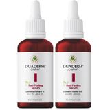 Duaderm Kırmızı Peeling Serum, AHA%10 + BHA%2 + E Vitamini%1, Akne Karşıtı ve Onarıcı, 30 ml (2 paketi)