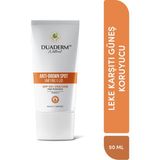 Duaderm Leke Karşıtı Yüksek Koruma Anti-Brown Yüz Güneş Kremi SPF50+ (Vitamin C + UVA/UVB) 50 ml