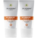 Duaderm Leke Karşıtı Yüz Güneş Kremi SPF50+, Vitamin C + UVA/UVB Korumalı, 50 ml (2 paketi)