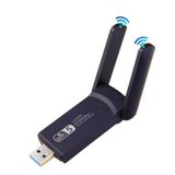 Dual Band Çift Antenli AC 1300 Mbps Wifi Alıcı Ağ Kartı Sinyal Güçlendirici Kablosuz Wifi Adaptörü