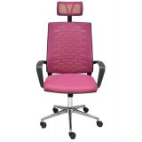 Dual Başlıklı Yönetici Ofis Çalışma Koltuğu, Pembe