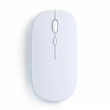 Dual Mode Kablosuz Mouse Bluetooth Usb Dongle Çoklu Cihaz Destekli Şarjlı Ve Sessiz Kullanım Beyaz