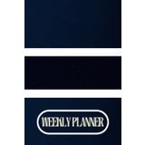 DUAL TONE WEEKLY PLANNER: Tangaroa & Black | 6 x 9 Inch 54 Smooth Pages | For Office, School, College, Travel & Home