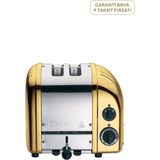 Dualit Classic Seri Pirinç Rengi 2 Dilim Buz Çözme Özellikli Ekmek Kızartma Makinesi - Standart