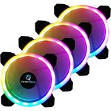 Dualrıng 4X120MM Sese Duyarlı A-Rgb Kasa Fanı