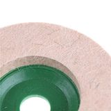 DUANmuci Parlatma Tekerleği, 1x100mm Bez Parlatma Parlatma Tekerleği Arbor Tampon Lehçe Öğütücü Ped Yün Keçe Kalın Parlatma Tekerlekleri