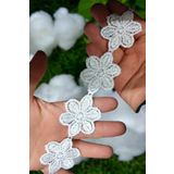 DUAYEN Güpür dantel vintage klasik desen 1 mtlik şerit halinde * 2 adet