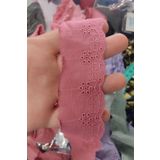 DUAYEN güpür fisto vual üzeri işleme rengarenk desen 1 metre
