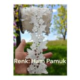 DUAYEN Pamuk güpür dantel sarmaşık desen 1 metre