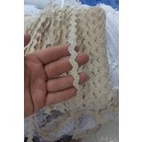 DUAYEN pamuk kopanaki güpür dantel sutaşı 1 metre zigzag desen