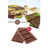 Dubai Çikolatası Kalıbı Silikon Çikolata Kalıbı Büyük Boy 1 Adet 27X17 Cm