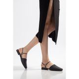 Dubais Shoes Kare Önü Kapalı Kadın Taşlı Günlük Hasır Sandalet & Terlik