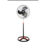 Dubbo 18.inç 80 Watt Metal 3 Pervane Sanayi Tipi Vantilatör siyah
