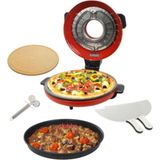 Dubbo Camlı Pizza,lahmacun,kek,et,balık 2000 Watt **taş Fırın**HEDİYELİ** - Kırmızı