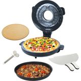 Dubbo Camlı Pizza,lahmacun,pide,kek,balık,et 2000 Watt **taş Fırın** - 40 cm - Gri