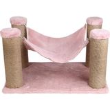 Dubex 39 x 59 x 34 cm Kedi Hamağı ve Tırmalama Platformu Pembe