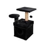 Dubex 65x51x72 cm Kedi Oyun Evi ve Tırmalama Platformu Siyah