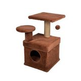 Dubex 65x51x72 cm Kedi Oyun Evi ve Tırmalama Platformu Tarçın