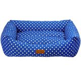Dubex 70x95x22 cm Mavi Makaron Dikdörtgen Köpek Yatağı
