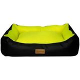 Dubex Dondurma 78x60x22 cm Siyah-Sarı Large Köpek Yatağı