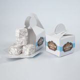 DUBLE KAVRULMUŞ ANTEP FISTIKLI MİNİ LOKUM (PUDRA ŞEKERİ KAPLI) 250G (10 ADET TEKLİ KUTU İÇERİSİNDE)
