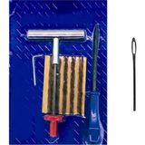 Dubleks Lastik Tamir Metal Set - 5 Adet Kısa Fitil - Fitil Atma Aleti ve Yedek Ucu