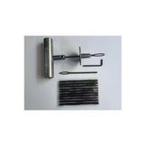 Dubleks Lastik Tamir Seti: 1 Metal Zamak Fitil Atma Aleti, 10 Adet 3X100mm Kısa Fitil Ve Yedek Uç (10 Yama Yapar)