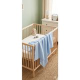 Dublino Kids %100 Cotton Müslin Bebek Battaniyesi,kundak,örtü - Mavi