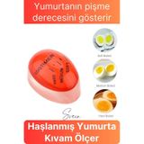 Dublör Yumurta Zamanlayıcı Göstergeli Egg Timer Pişirme Haşlama Süresi Kıvam Ayarlama Aparatı