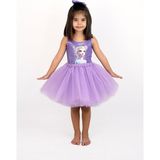 Duca Kids Kız Çocuk Parıltılı Askılı Çıtçıtlı Elsa Kız Body ve Kabarık Tütü Etek 2 Li Takım - 7 Yaş - Pembe
