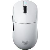 Duca Store Aula V9 Pro 26000 Dpı PAW3395 Sensör 8000Hz Tri-Mode Kablosuz Oyuncu Mouse Rgb Omron Switch Beyaz