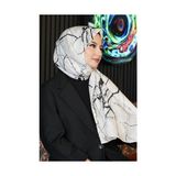 Duca Store Mermer Desen Bej Soft Pamuk Şal Çok Renkli 48