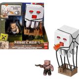Duca Store Minecraft Filmden Ilham Alan Aksiyon Figürü Seti, Işıklar, Sesler ve Ateş Topu Fırlatma Özelliğiyle Balon Figürü, Fırlatıcı ve Disk, Piglin Savaşçısı, JFB69