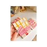Duca Store Modern Art Tasarımlı Bardak Altlığı Roma, Pembe ve Turuncu Kolezyum, Iskambil ve Motto Temalı - 0,5 x 7 cm