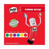 Duca Store Parmak Boyaları, Su Bazlı Çocuk Boyası, Kolayca Silinebilir Sağlıklı Parmak Boyası, Zararsız Kırtasiye Malzemesi, Yaratıcı Oyun Boyası, 6 Renkli Kutu (6X30ML) - 01-Siyah