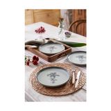 Duca Store Porselen 4 Parça 21 cm Pasta Tabağı 80795